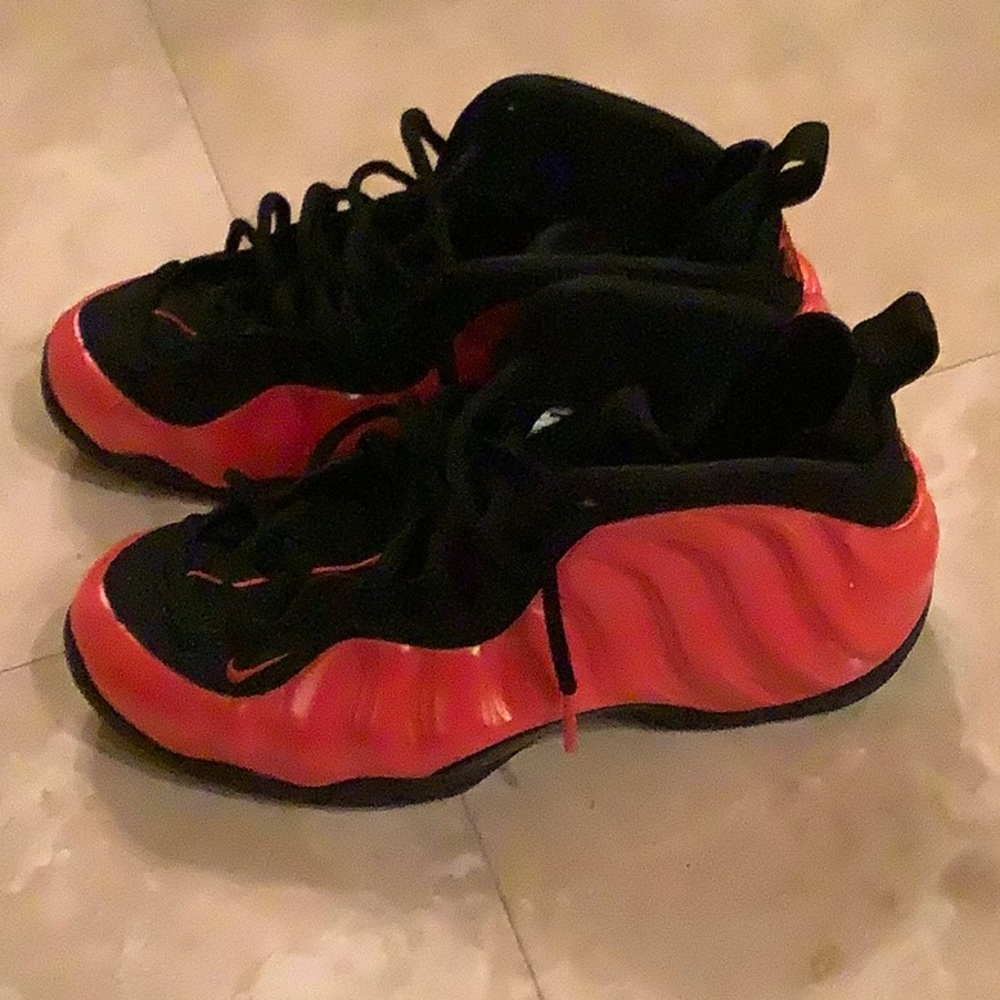 Authentic Habanero Red Foamposites. Barely Worn.